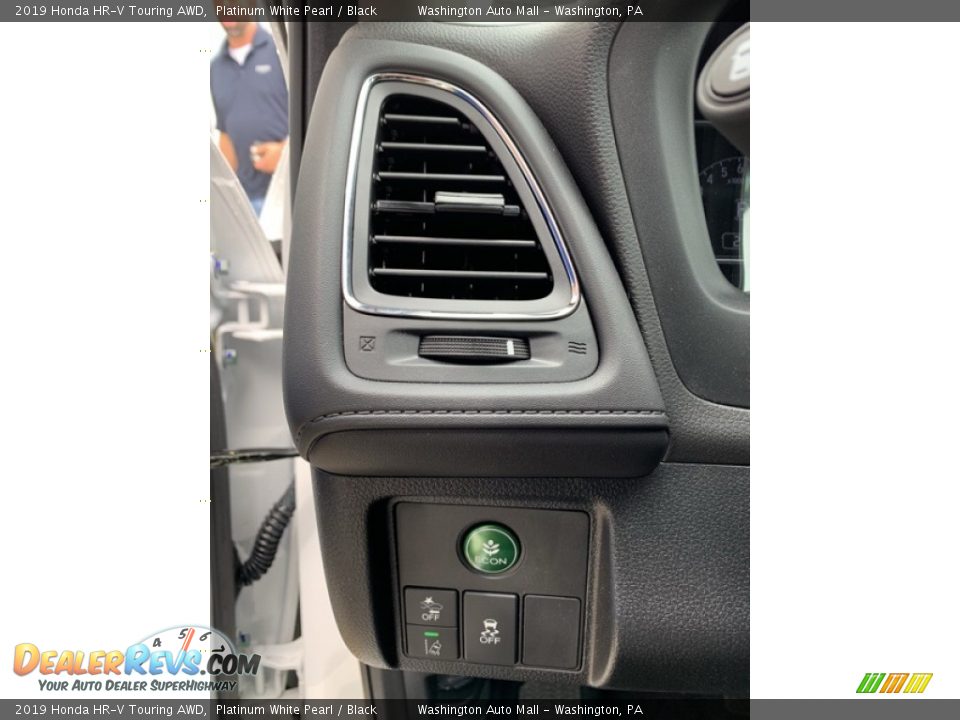 2019 Honda HR-V Touring AWD Platinum White Pearl / Black Photo #12