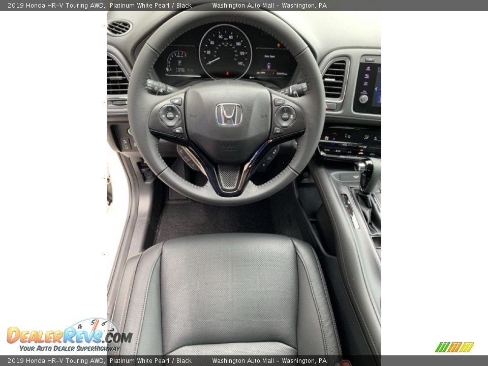 2019 Honda HR-V Touring AWD Platinum White Pearl / Black Photo #13