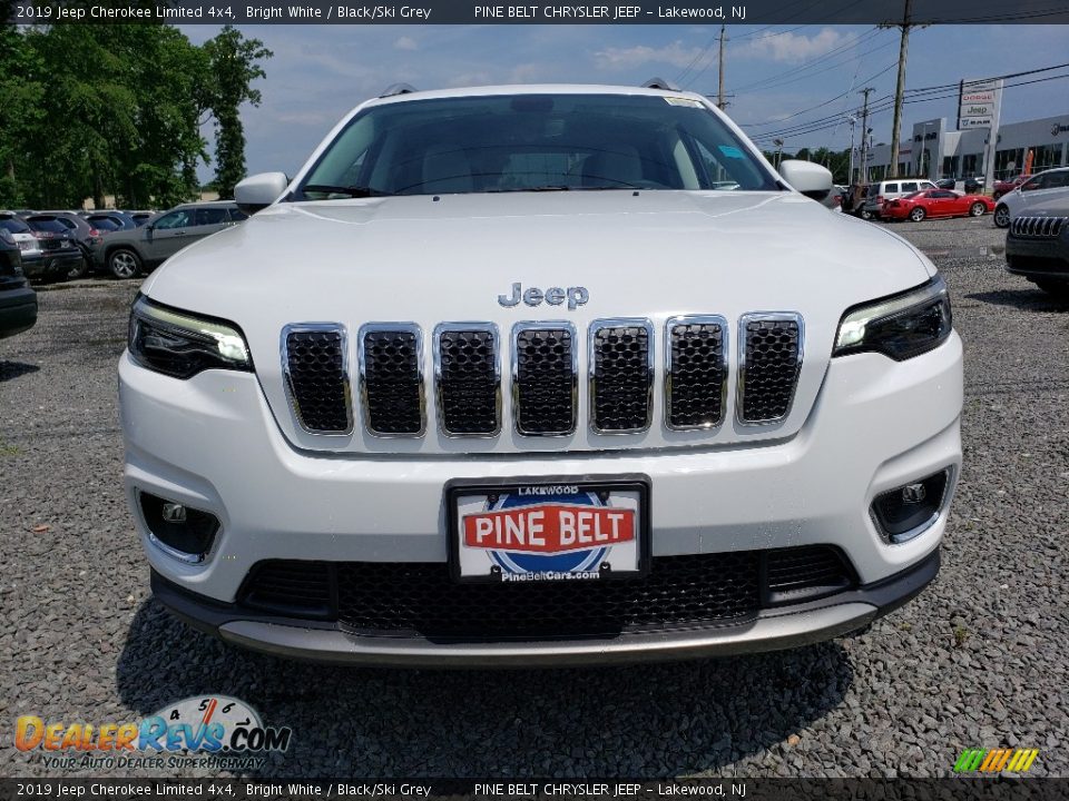 2019 Jeep Cherokee Limited 4x4 Bright White / Black/Ski Grey Photo #2