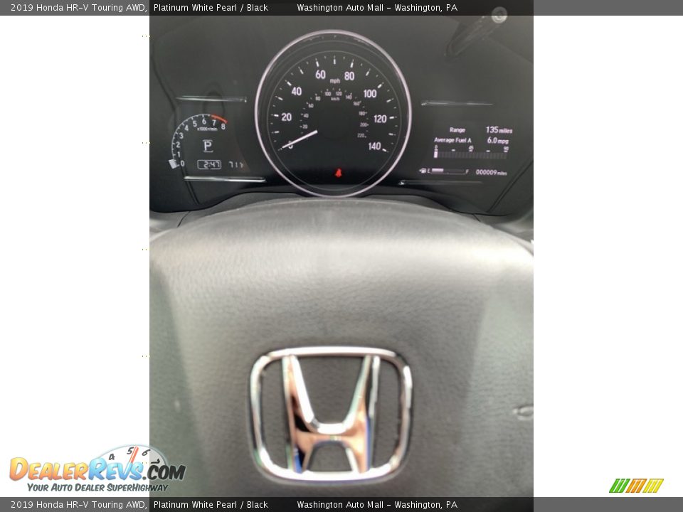 2019 Honda HR-V Touring AWD Platinum White Pearl / Black Photo #31