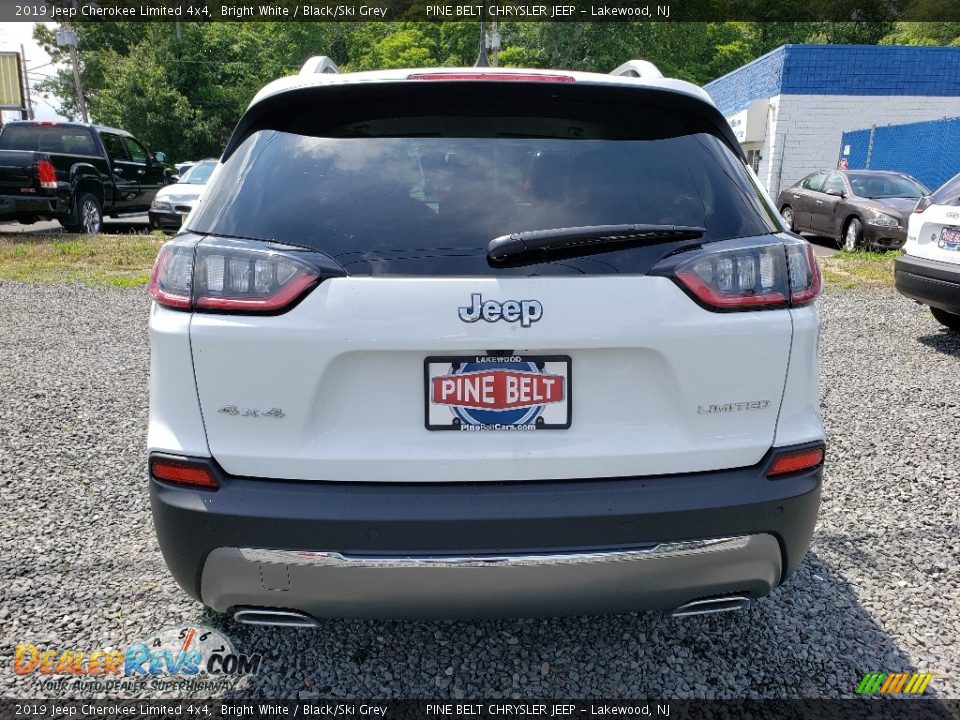2019 Jeep Cherokee Limited 4x4 Bright White / Black/Ski Grey Photo #5