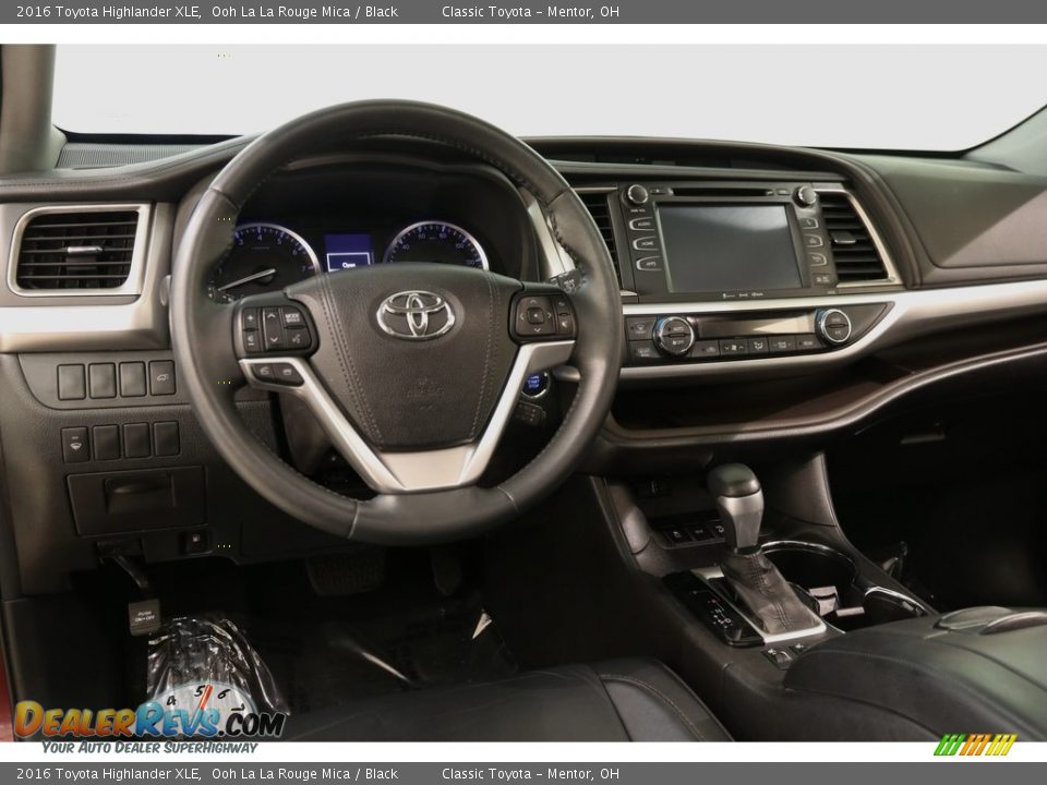 2016 Toyota Highlander XLE Ooh La La Rouge Mica / Black Photo #6
