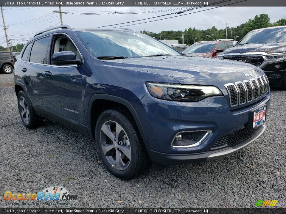 2019 Jeep Cherokee Limited 4x4 Blue Shade Pearl / Black/Ski Grey Photo #1