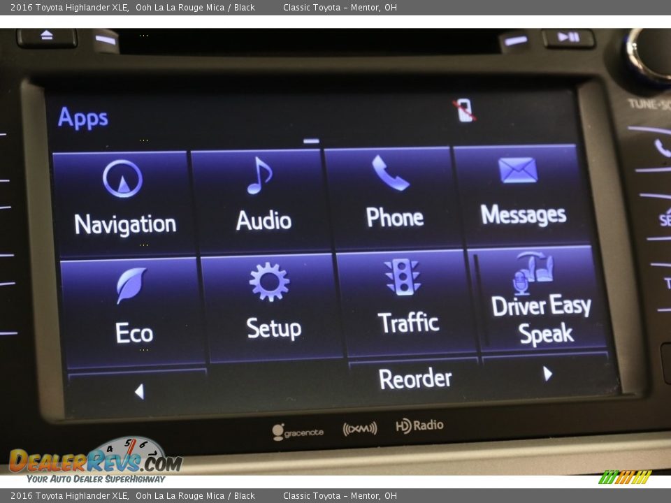 2016 Toyota Highlander XLE Ooh La La Rouge Mica / Black Photo #11