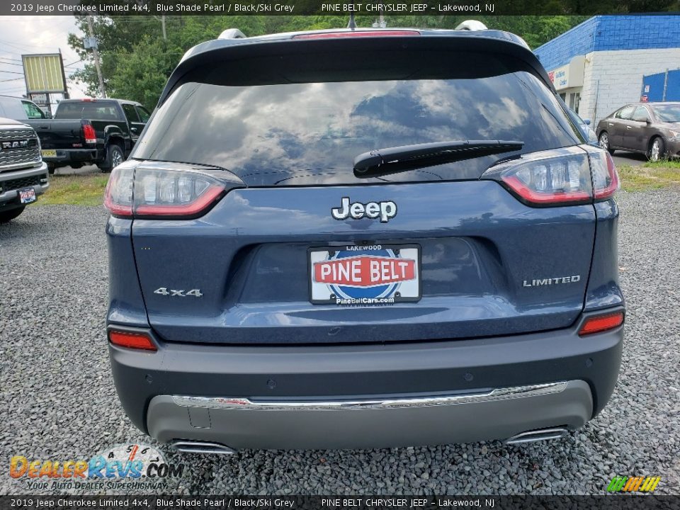2019 Jeep Cherokee Limited 4x4 Blue Shade Pearl / Black/Ski Grey Photo #5