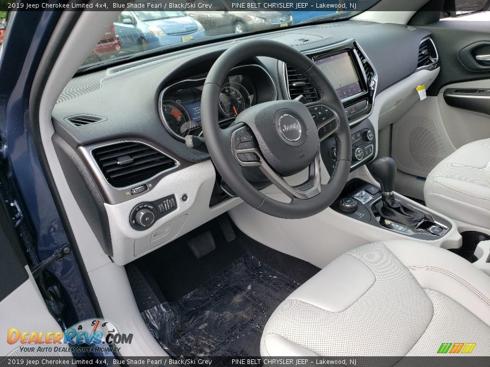 2019 Jeep Cherokee Limited 4x4 Blue Shade Pearl / Black/Ski Grey Photo #7