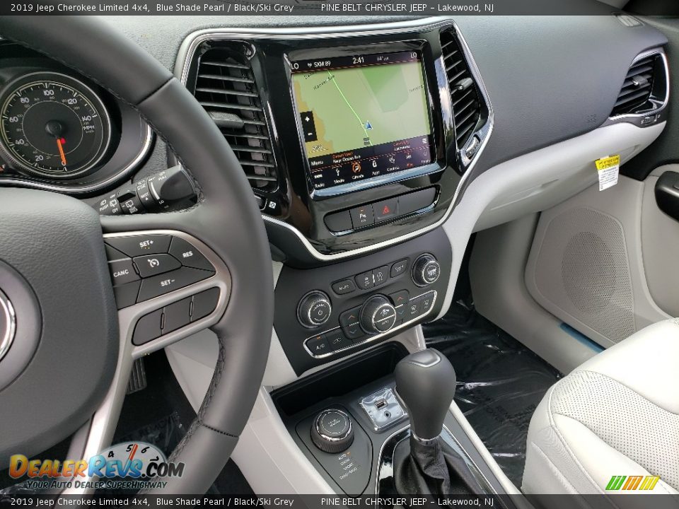 2019 Jeep Cherokee Limited 4x4 Blue Shade Pearl / Black/Ski Grey Photo #10