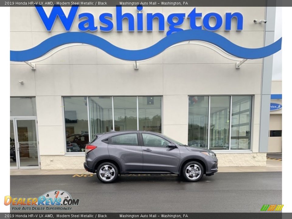2019 Honda HR-V LX AWD Modern Steel Metallic / Black Photo #1