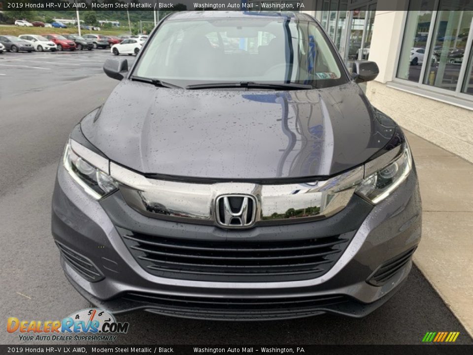 2019 Honda HR-V LX AWD Modern Steel Metallic / Black Photo #3