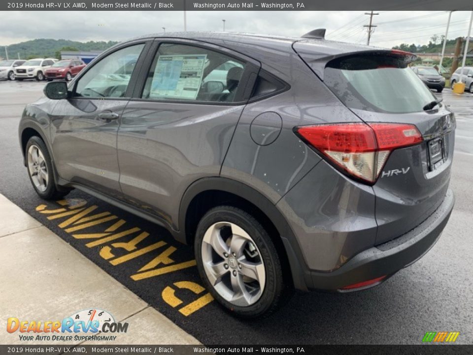 2019 Honda HR-V LX AWD Modern Steel Metallic / Black Photo #5