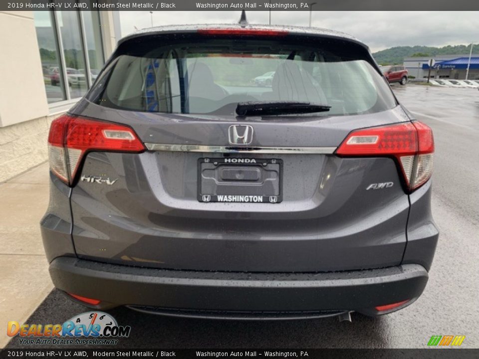 2019 Honda HR-V LX AWD Modern Steel Metallic / Black Photo #6