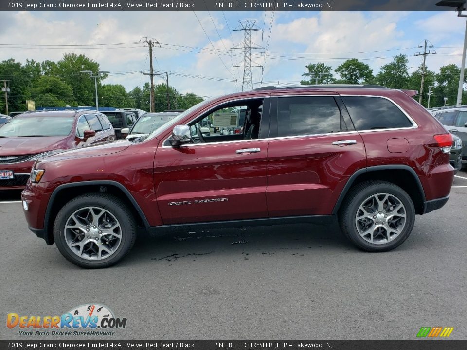 2019 Jeep Grand Cherokee Limited 4x4 Velvet Red Pearl / Black Photo #3
