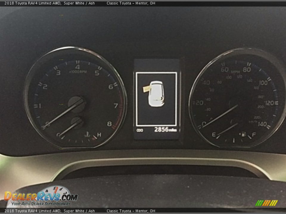 2018 Toyota RAV4 Limited AWD Super White / Ash Photo #4
