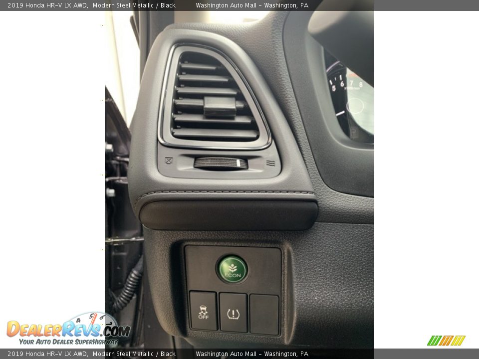 2019 Honda HR-V LX AWD Modern Steel Metallic / Black Photo #12