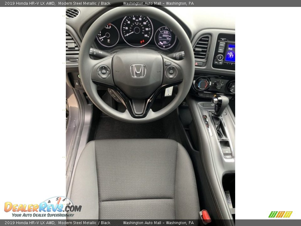 2019 Honda HR-V LX AWD Modern Steel Metallic / Black Photo #13