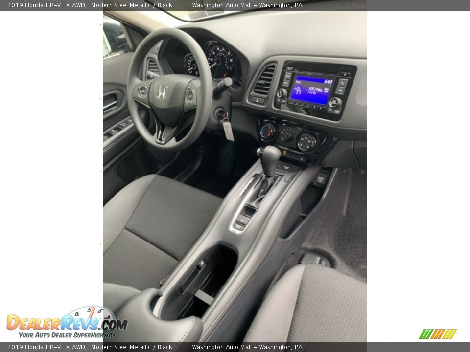 2019 Honda HR-V LX AWD Modern Steel Metallic / Black Photo #28