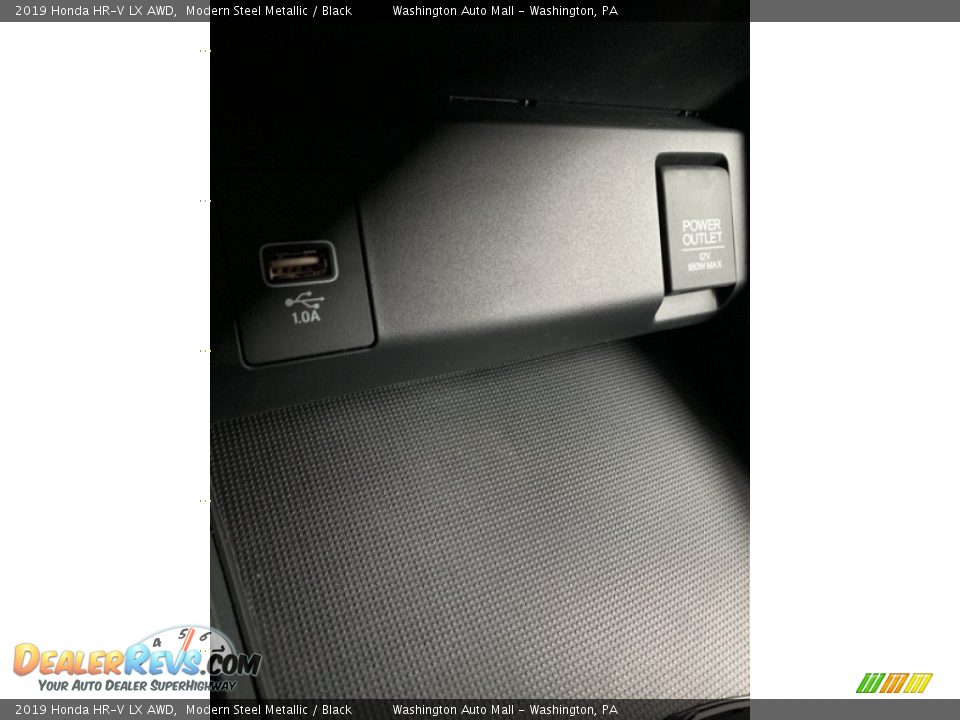 2019 Honda HR-V LX AWD Modern Steel Metallic / Black Photo #35