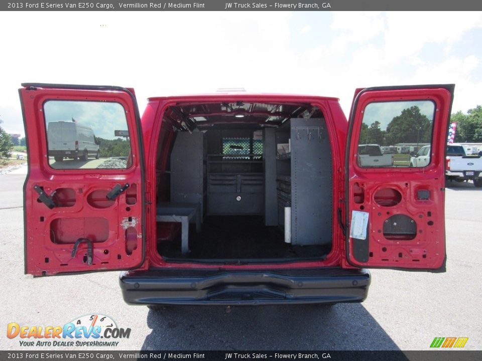 2013 Ford E Series Van E250 Cargo Vermillion Red / Medium Flint Photo #9