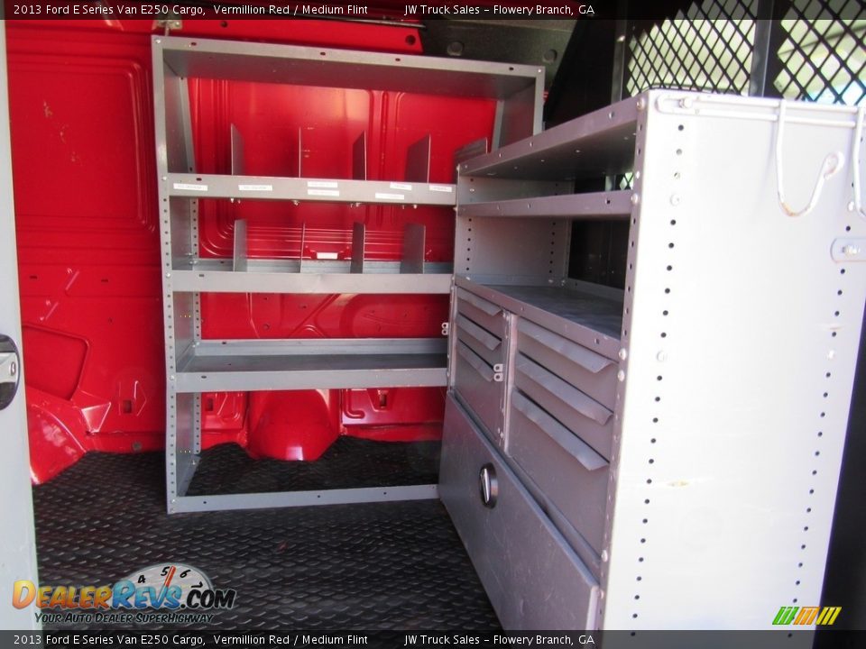 2013 Ford E Series Van E250 Cargo Vermillion Red / Medium Flint Photo #18