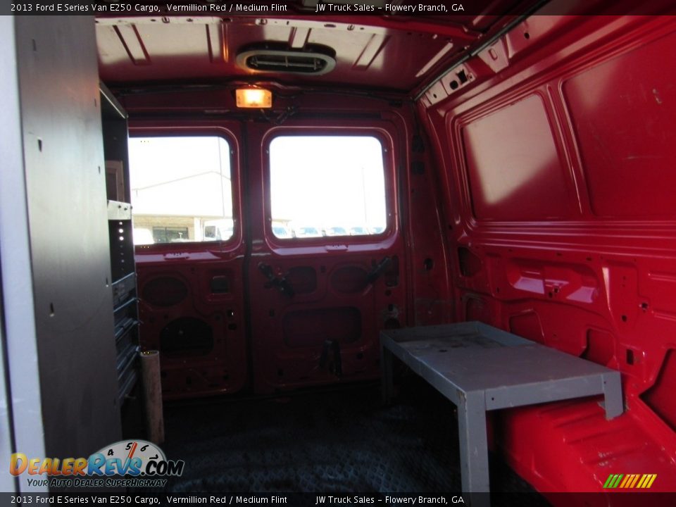 2013 Ford E Series Van E250 Cargo Vermillion Red / Medium Flint Photo #20