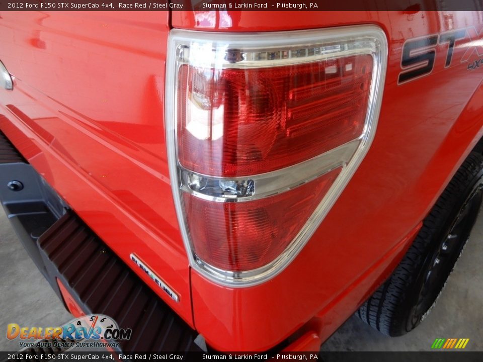 2012 Ford F150 STX SuperCab 4x4 Race Red / Steel Gray Photo #5