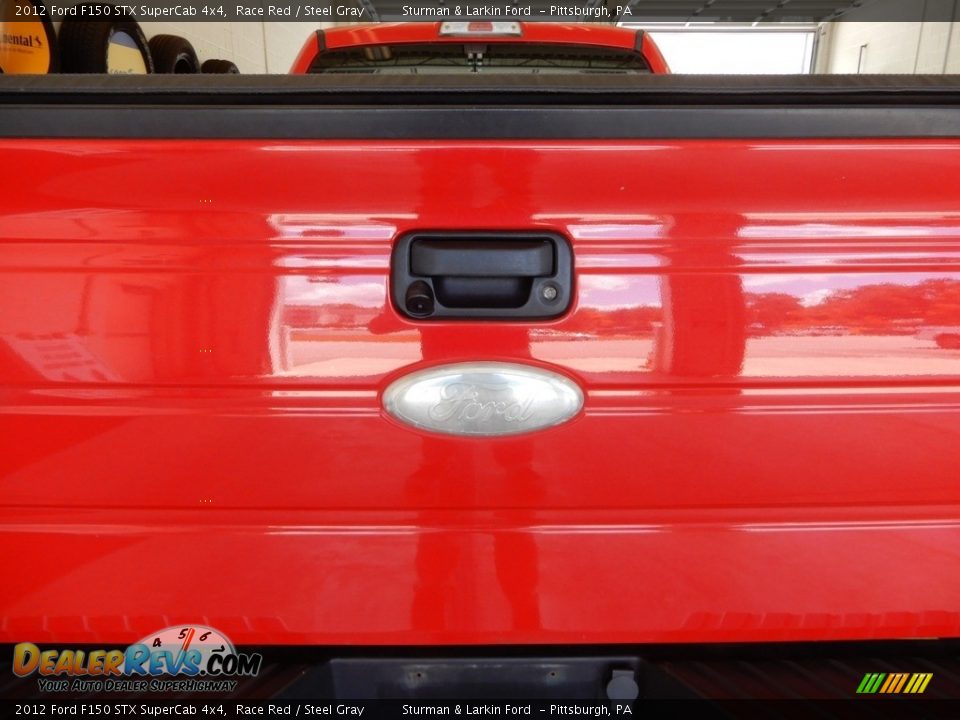 2012 Ford F150 STX SuperCab 4x4 Race Red / Steel Gray Photo #7