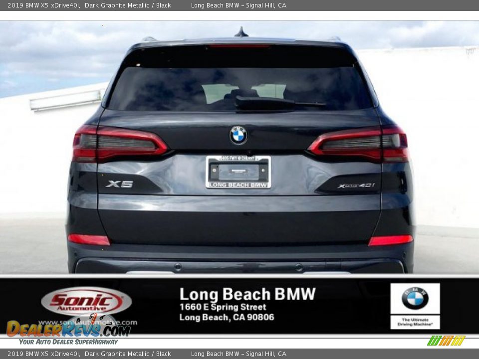 2019 BMW X5 xDrive40i Dark Graphite Metallic / Black Photo #3