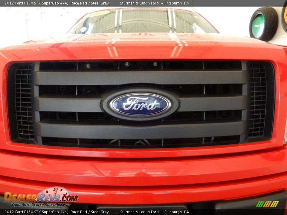 2012 Ford F150 STX SuperCab 4x4 Race Red / Steel Gray Photo #13