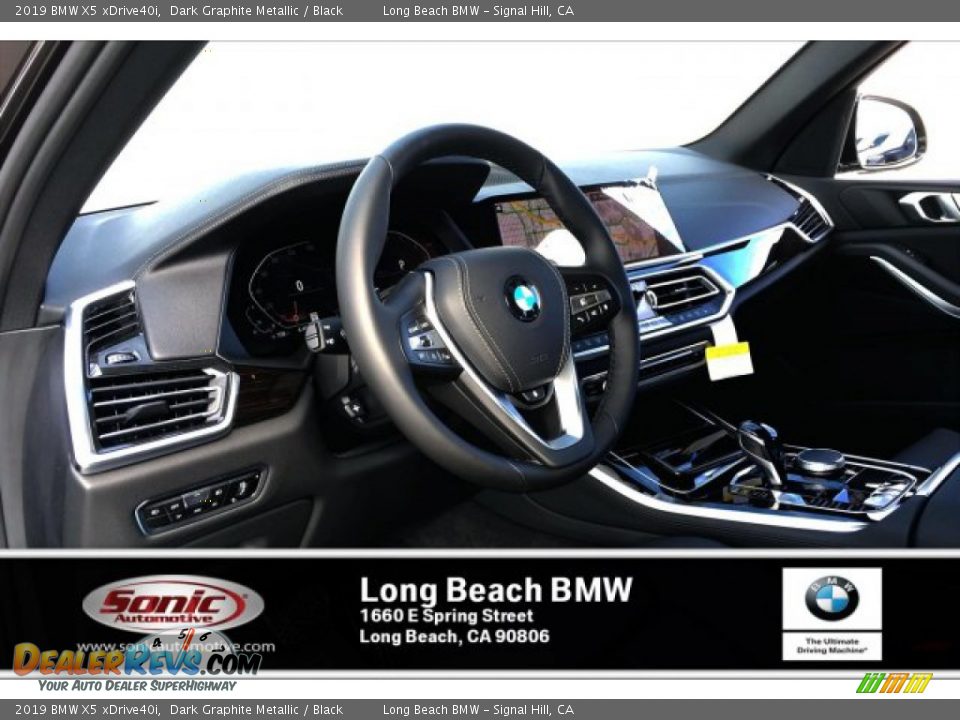 2019 BMW X5 xDrive40i Dark Graphite Metallic / Black Photo #4