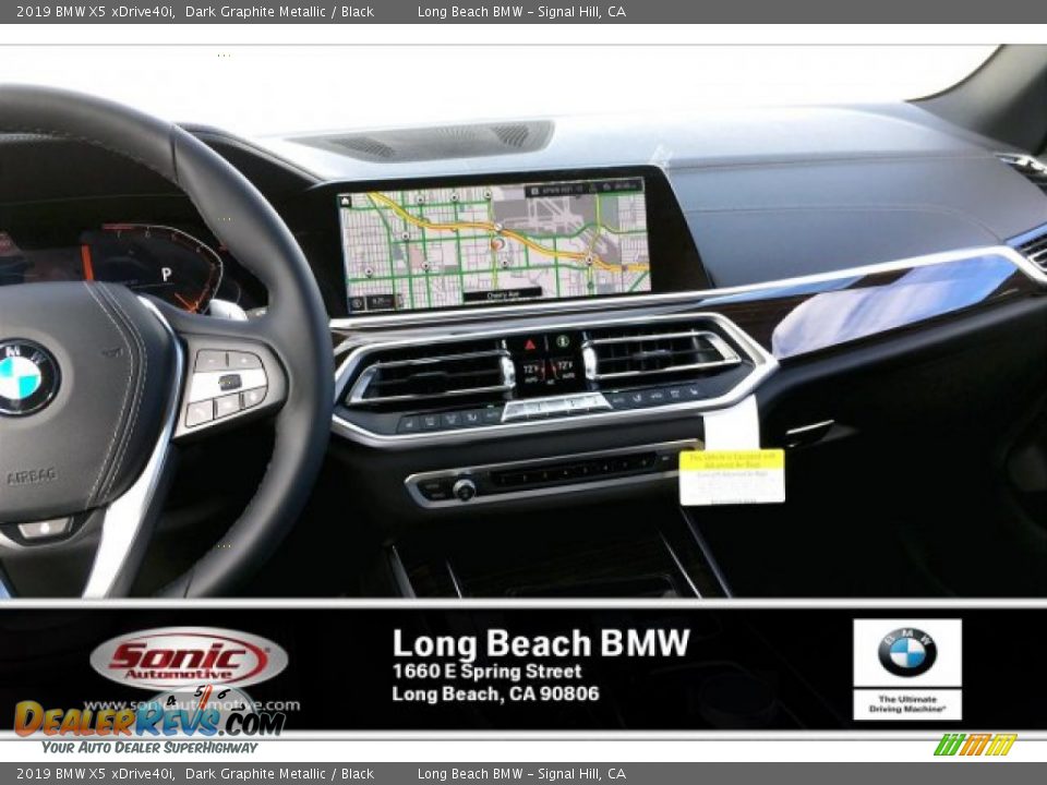 2019 BMW X5 xDrive40i Dark Graphite Metallic / Black Photo #5