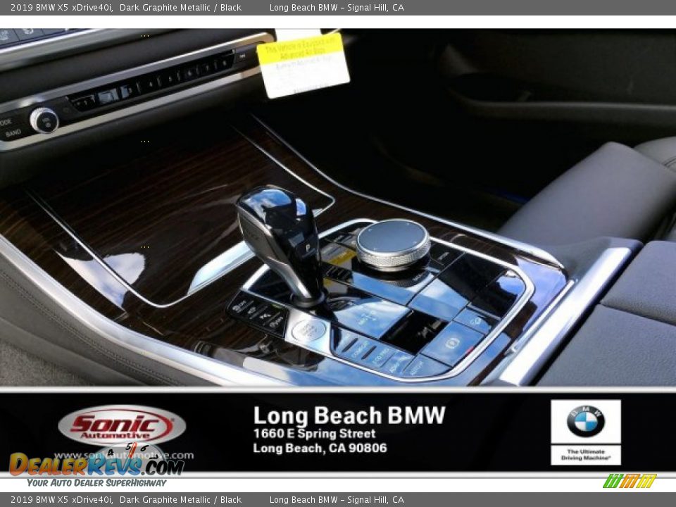 2019 BMW X5 xDrive40i Dark Graphite Metallic / Black Photo #6