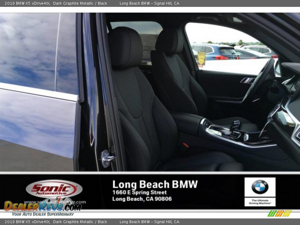 2019 BMW X5 xDrive40i Dark Graphite Metallic / Black Photo #7