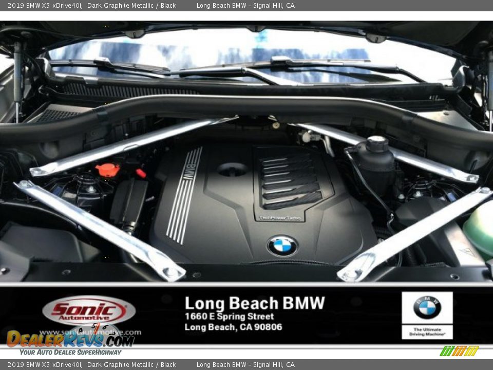 2019 BMW X5 xDrive40i Dark Graphite Metallic / Black Photo #8