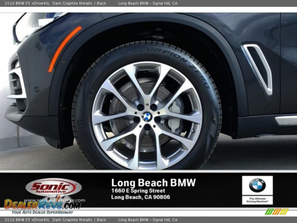 2019 BMW X5 xDrive40i Dark Graphite Metallic / Black Photo #9