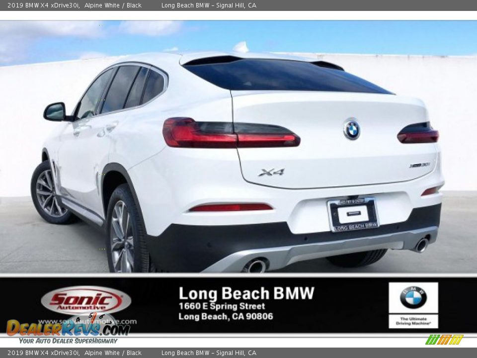 2019 BMW X4 xDrive30i Alpine White / Black Photo #2