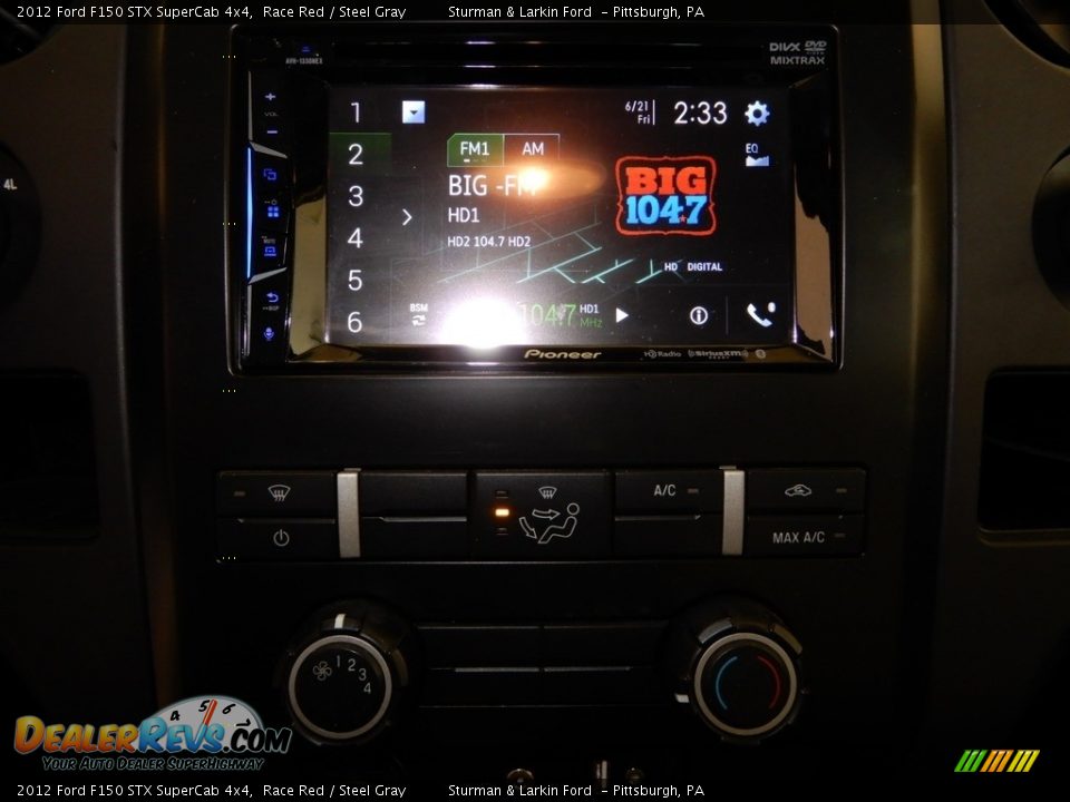 2012 Ford F150 STX SuperCab 4x4 Race Red / Steel Gray Photo #23