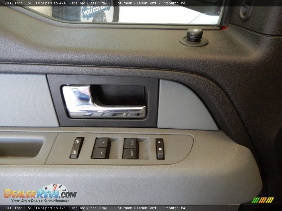 2012 Ford F150 STX SuperCab 4x4 Race Red / Steel Gray Photo #24