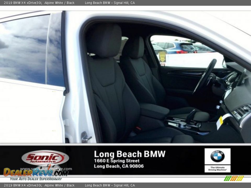 2019 BMW X4 xDrive30i Alpine White / Black Photo #7