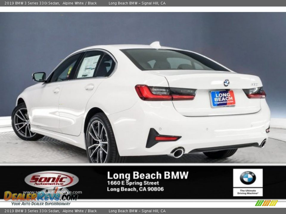 2019 BMW 3 Series 330i Sedan Alpine White / Black Photo #2