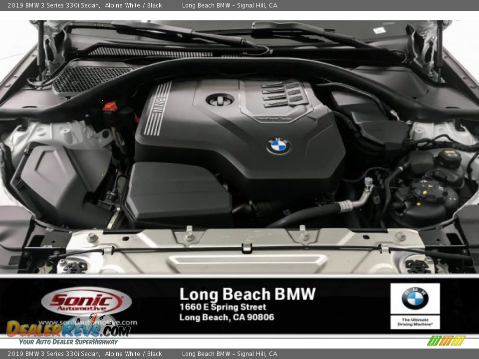 2019 BMW 3 Series 330i Sedan Alpine White / Black Photo #8