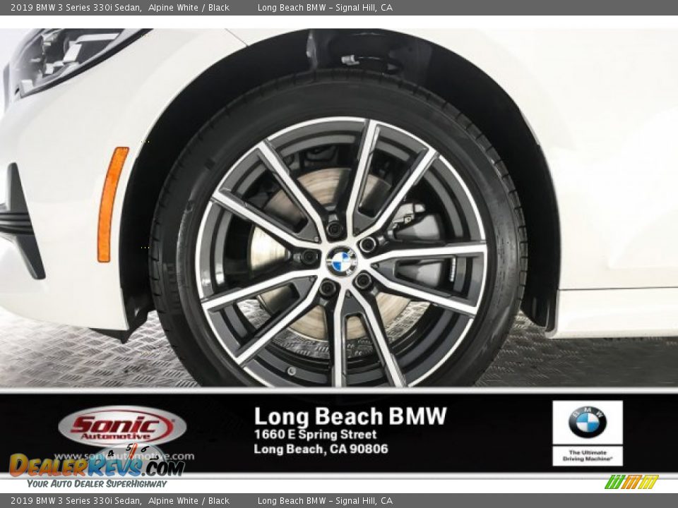 2019 BMW 3 Series 330i Sedan Alpine White / Black Photo #9