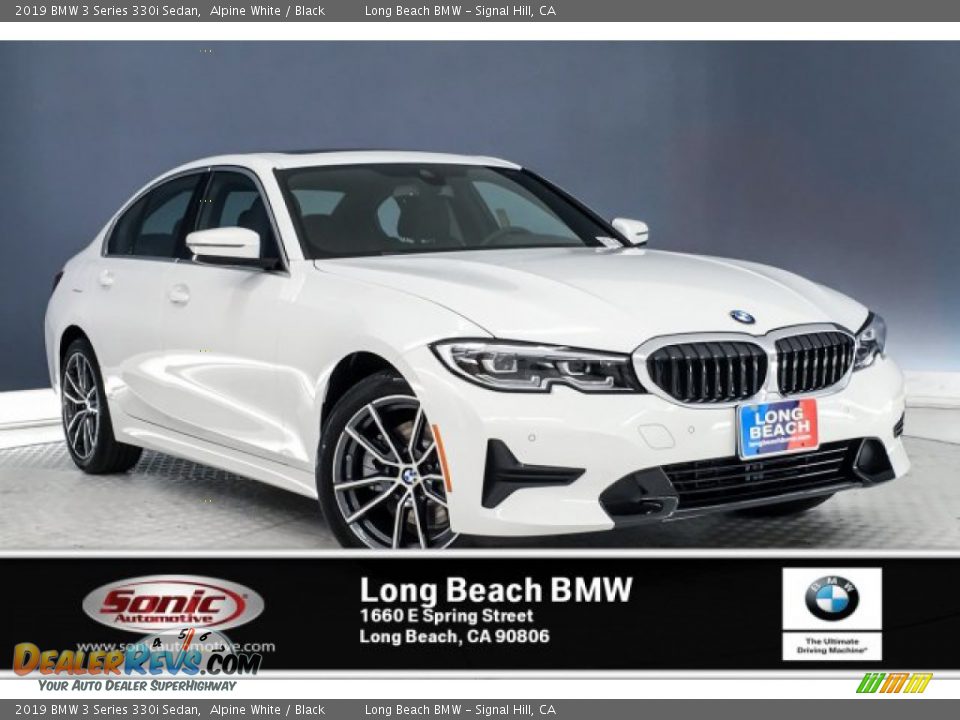 2019 BMW 3 Series 330i Sedan Alpine White / Black Photo #10