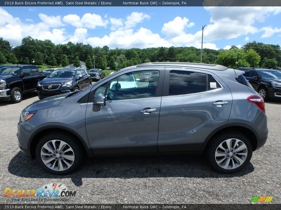 2019 Buick Encore Preferred AWD Satin Steel Metallic / Ebony Photo #9