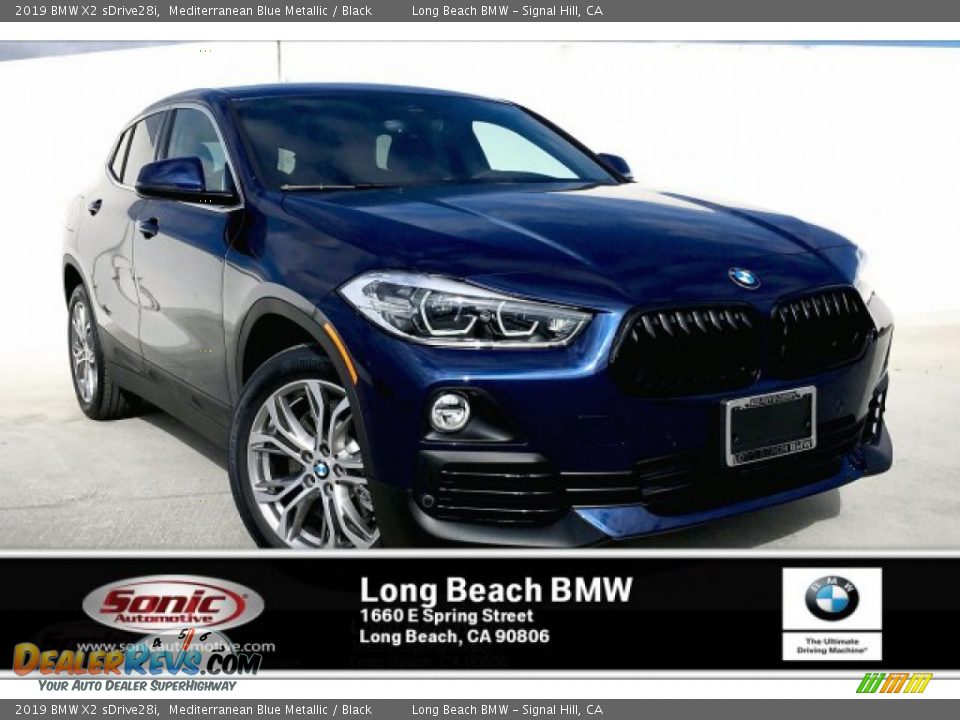 2019 BMW X2 sDrive28i Mediterranean Blue Metallic / Black Photo #1