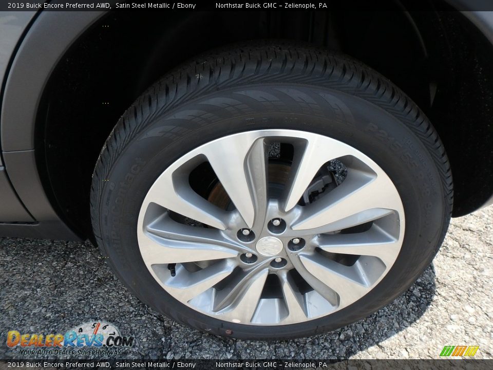 2019 Buick Encore Preferred AWD Satin Steel Metallic / Ebony Photo #10