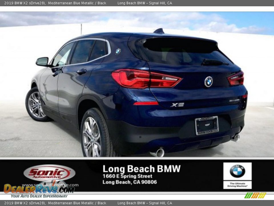 2019 BMW X2 sDrive28i Mediterranean Blue Metallic / Black Photo #2