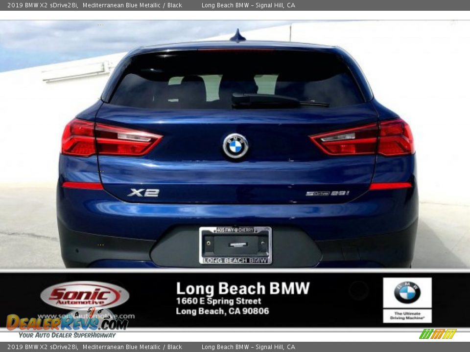 2019 BMW X2 sDrive28i Mediterranean Blue Metallic / Black Photo #3