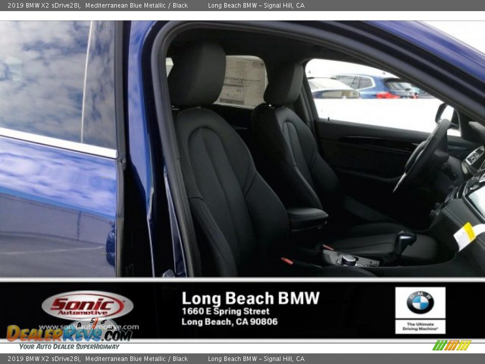 2019 BMW X2 sDrive28i Mediterranean Blue Metallic / Black Photo #7
