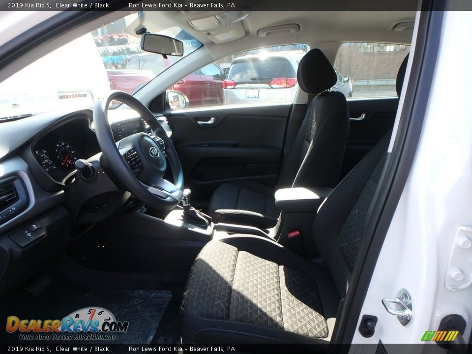 2019 Kia Rio S Clear White / Black Photo #11