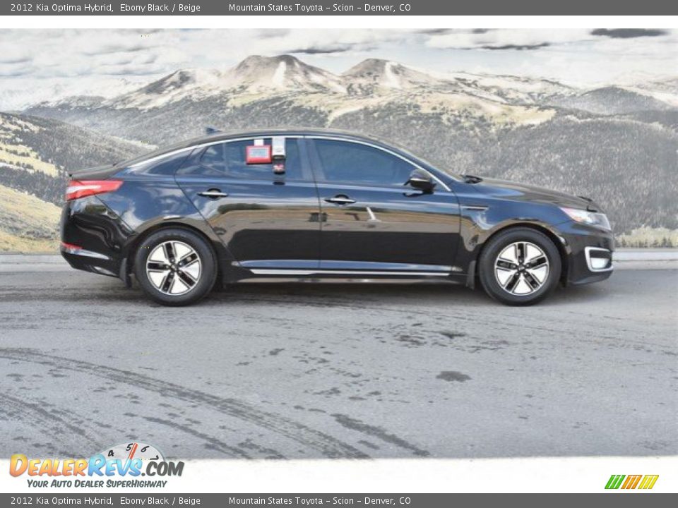 2012 Kia Optima Hybrid Ebony Black / Beige Photo #2